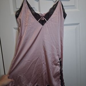 Dusty Pink Slip Dress
